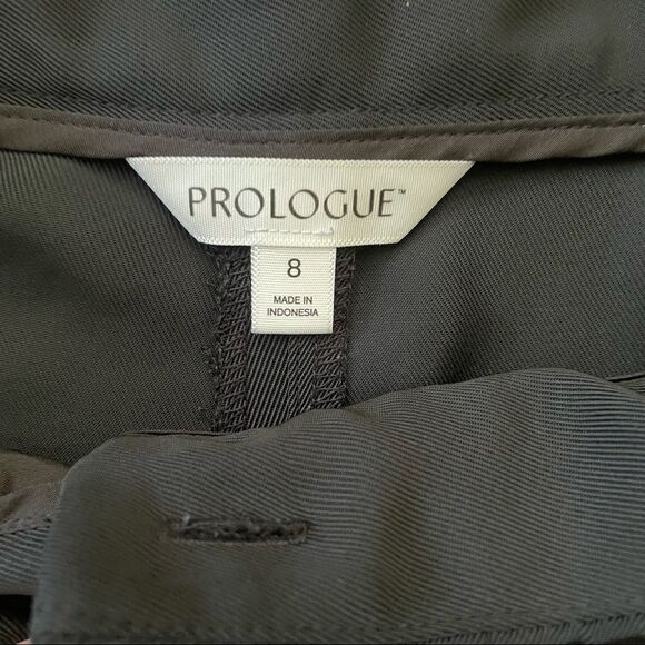 Prologue Black High Rise Wide Leg Trousers - Picture 5 of 11